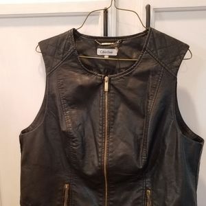 Calvin Klein leather vest